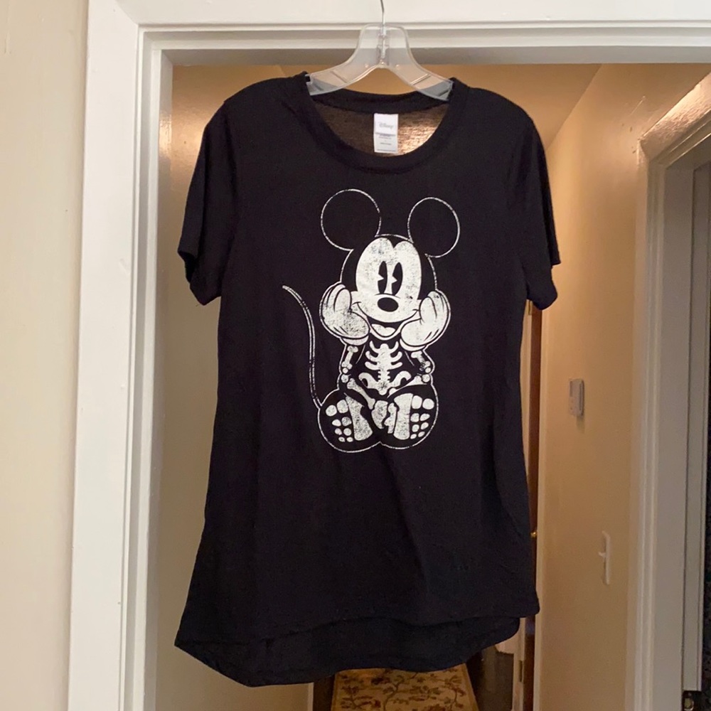 Disney Mickey skeleton shirt